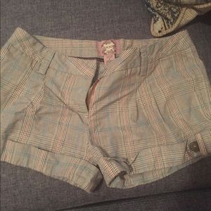 Plaid shorts size small